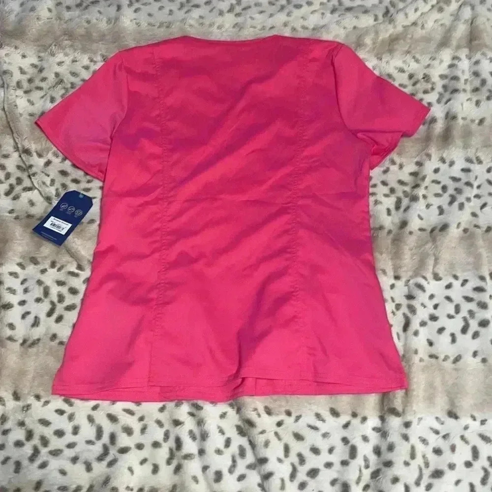 NWT Cherokee Workwear Scrub Top - Picture 2 of 5